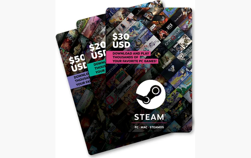 Steam gift card